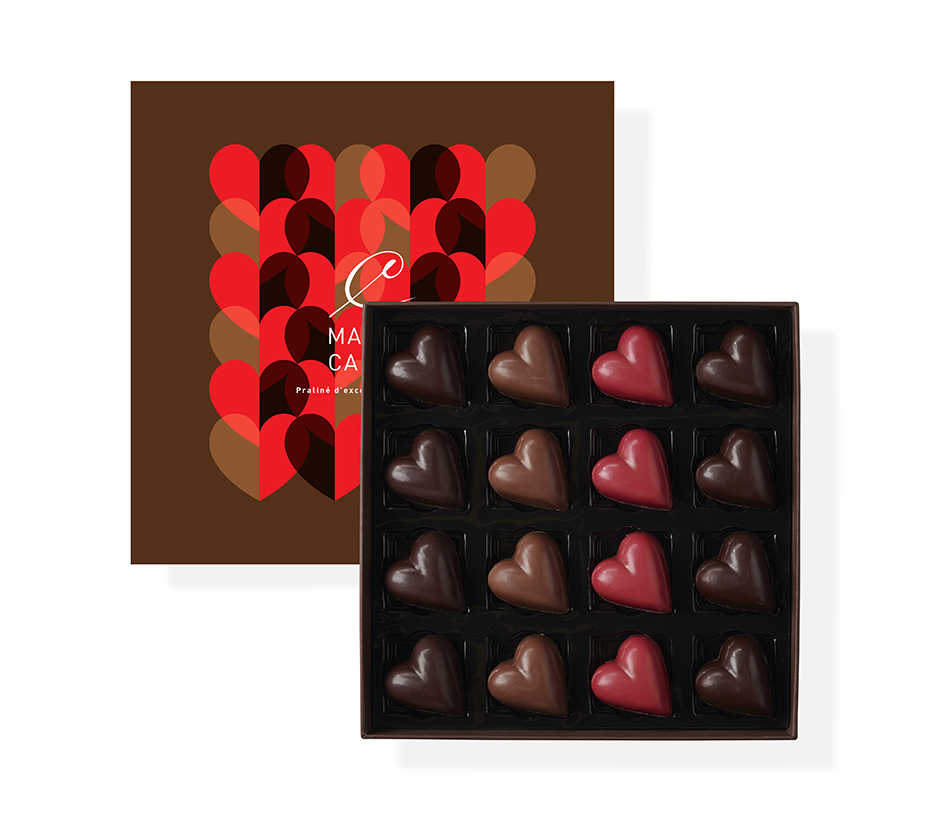 coeur en chocolat pour la saint valentin 2026