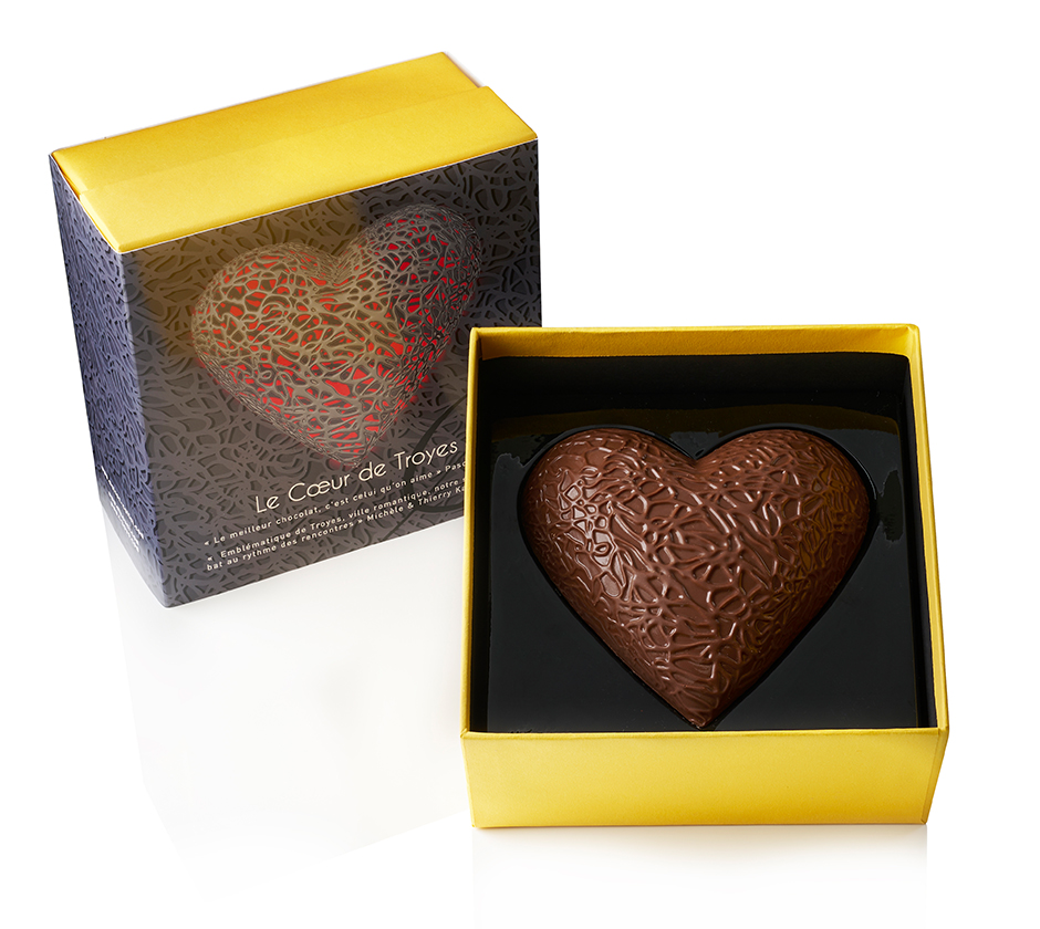 coeur chocolat saint valentin 2026