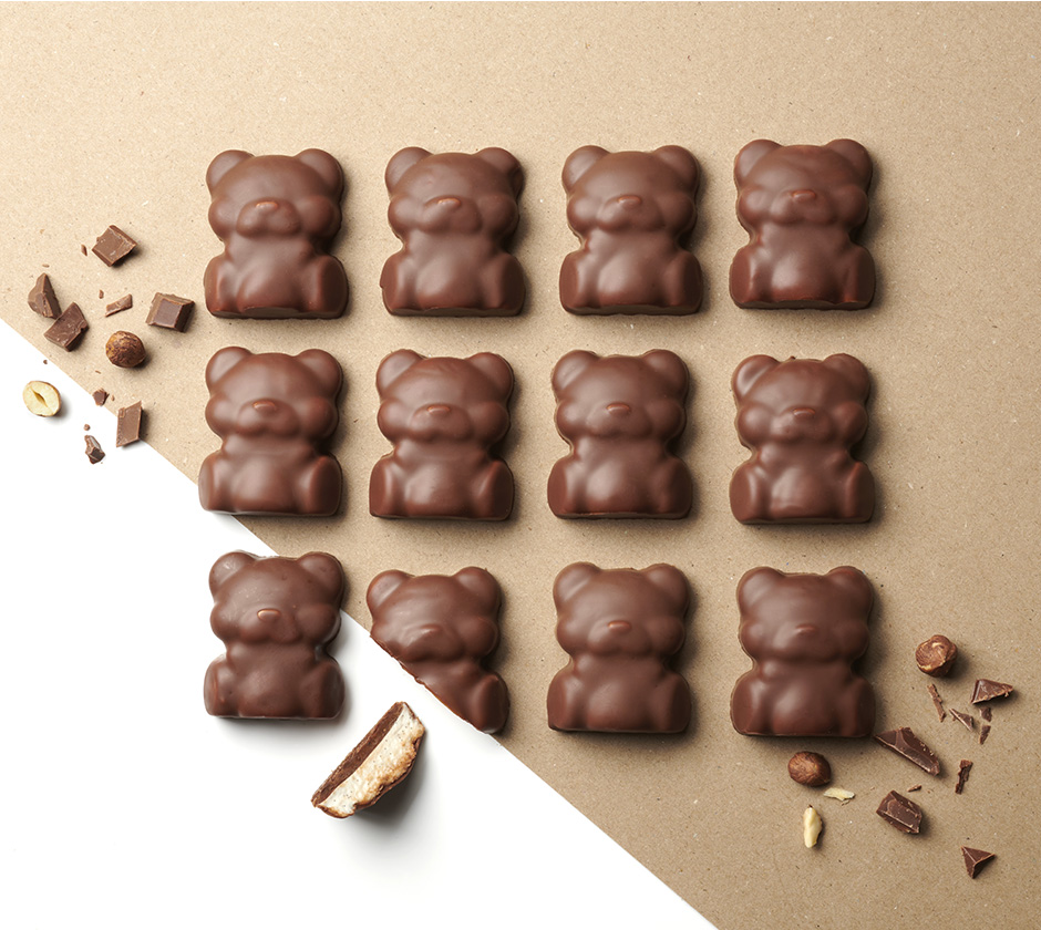 Coffret 12 Oursons praliné guimauve - 345g