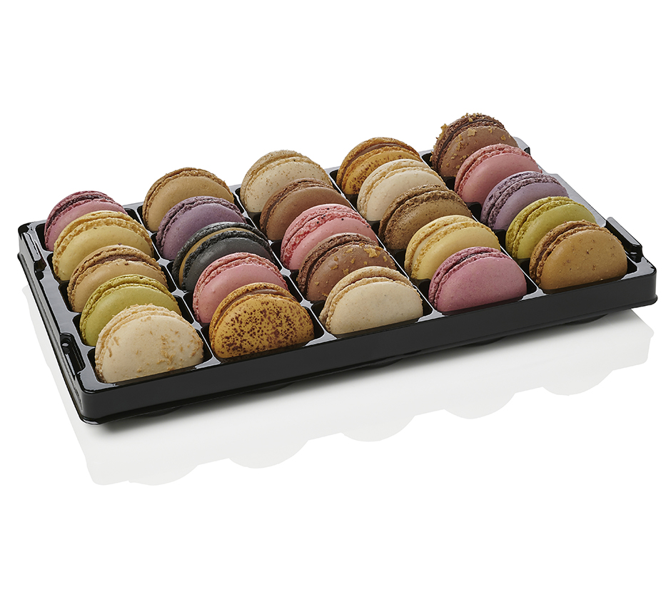 Coffret de 25 macarons assortis