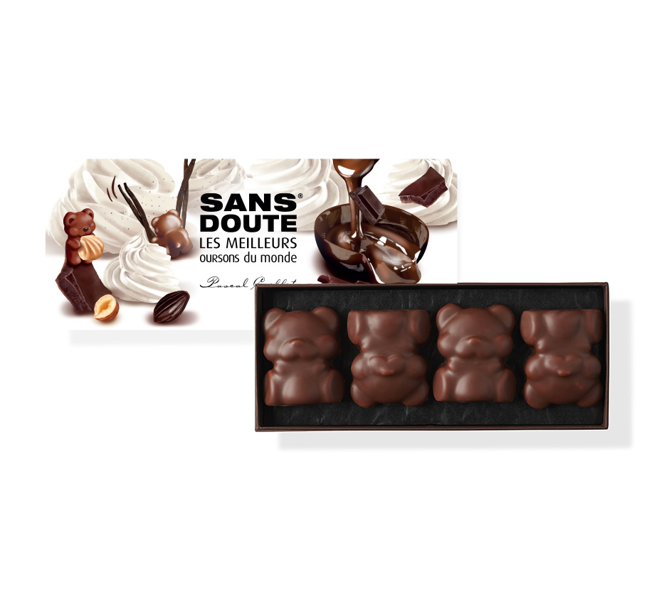 Coffret 8 Oursons praliné guimauve - 230g