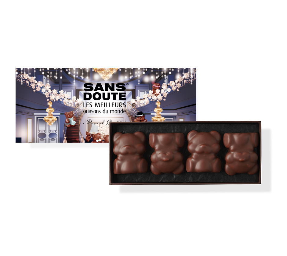 Box of 8 Praline Marshmallow Bears - 230g