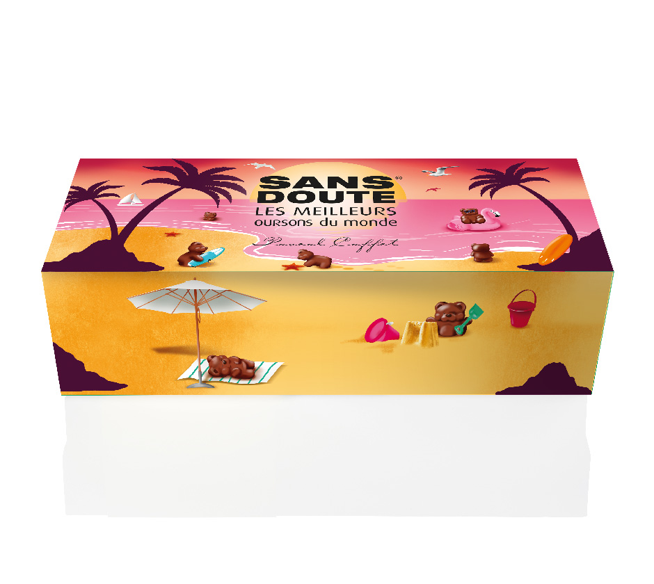 Coffret 8 Oursons praliné guimauve - 230g