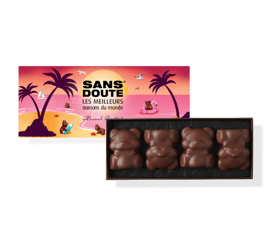 Box of 8 Praline Marshmallow Bears - 230g