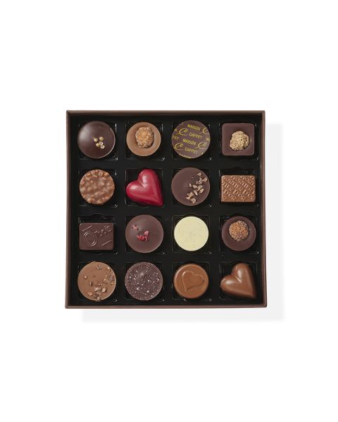 Coffret 16 chocolats assortis Exploration 