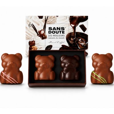 Box of 2 marshmallow bears