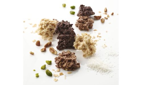 Photo Cristallines lait, noir, blanc 150 g
