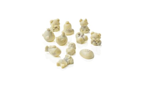 Praline Easter figurines in white chocolate - 250g