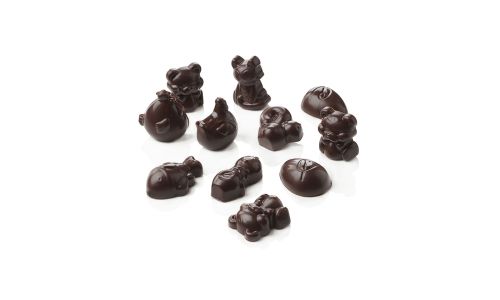 Fritures praliné Caffet au chocolat noir - 250g