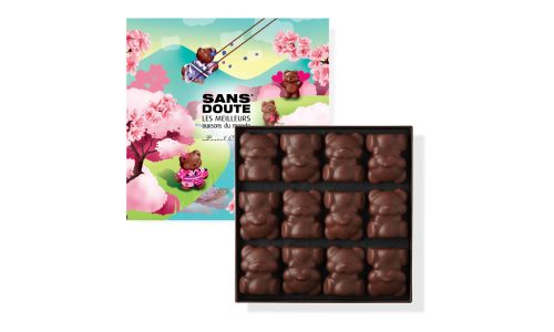 Coffret 12 Oursons praliné guimauve - 345g