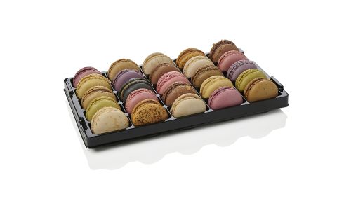 Coffret de 25 macarons assortis