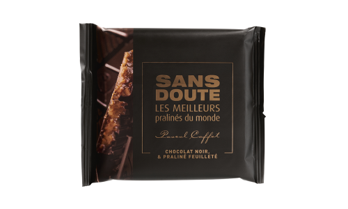 Photo Noir 70% praliné feuilleté
