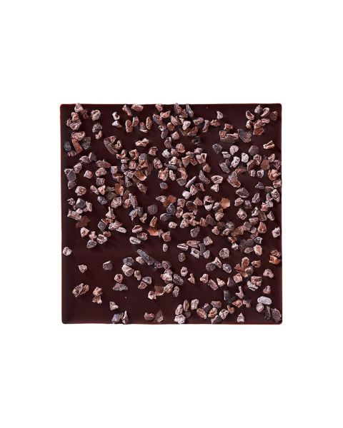 Tablette chocolat noir & éclats de fèves de cacao