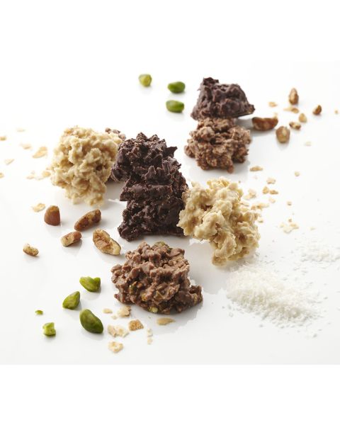 Cristallines lait, noir, blanc 150 g
