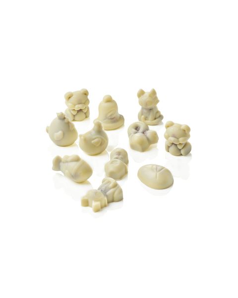 Praline Easter figurines in white chocolate - 250g