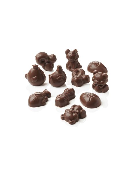 Praline Easter figurines in milk chocolate - 250g