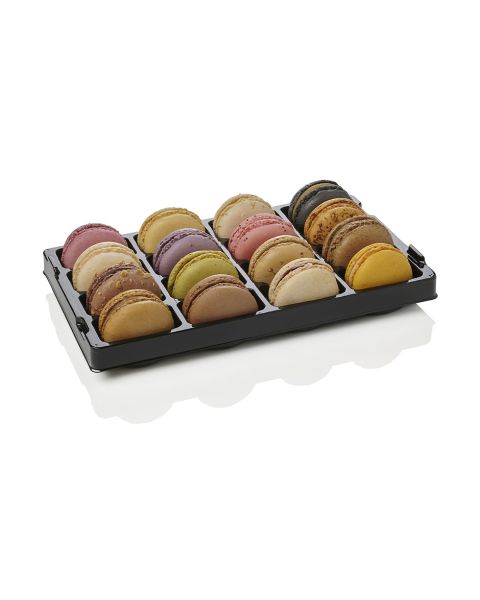 Coffret de 16 macarons assortis