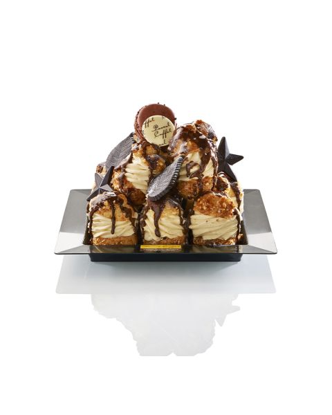 Profiteroles glacées vanille et chocolat, 6 pers.