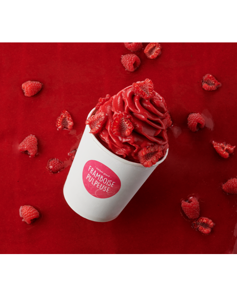 Sorbet Framboise Pulpeuse, 500ML