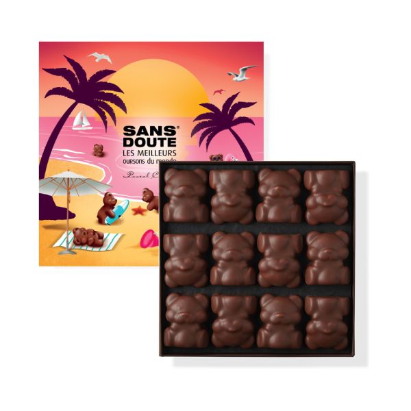 Coffret 12 Oursons praliné guimauve - 345g