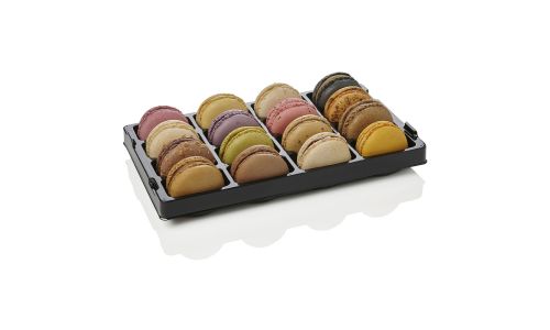 Coffret de 16 macarons assortis